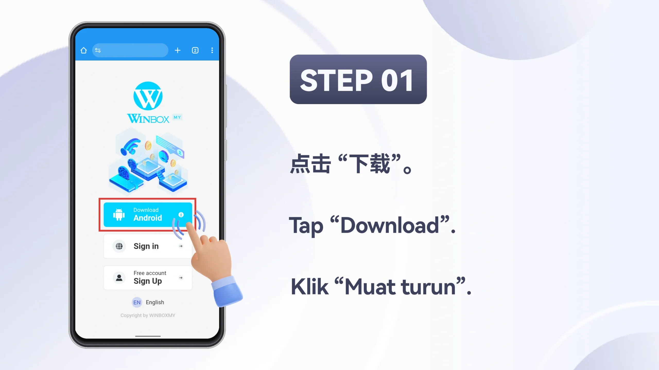 WINBOX Android installation Method 1 step 1