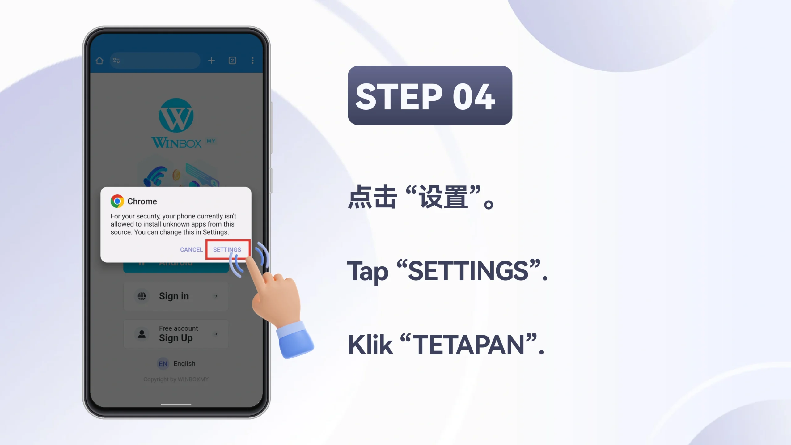 WINBOX Android installation Method 1 step 4