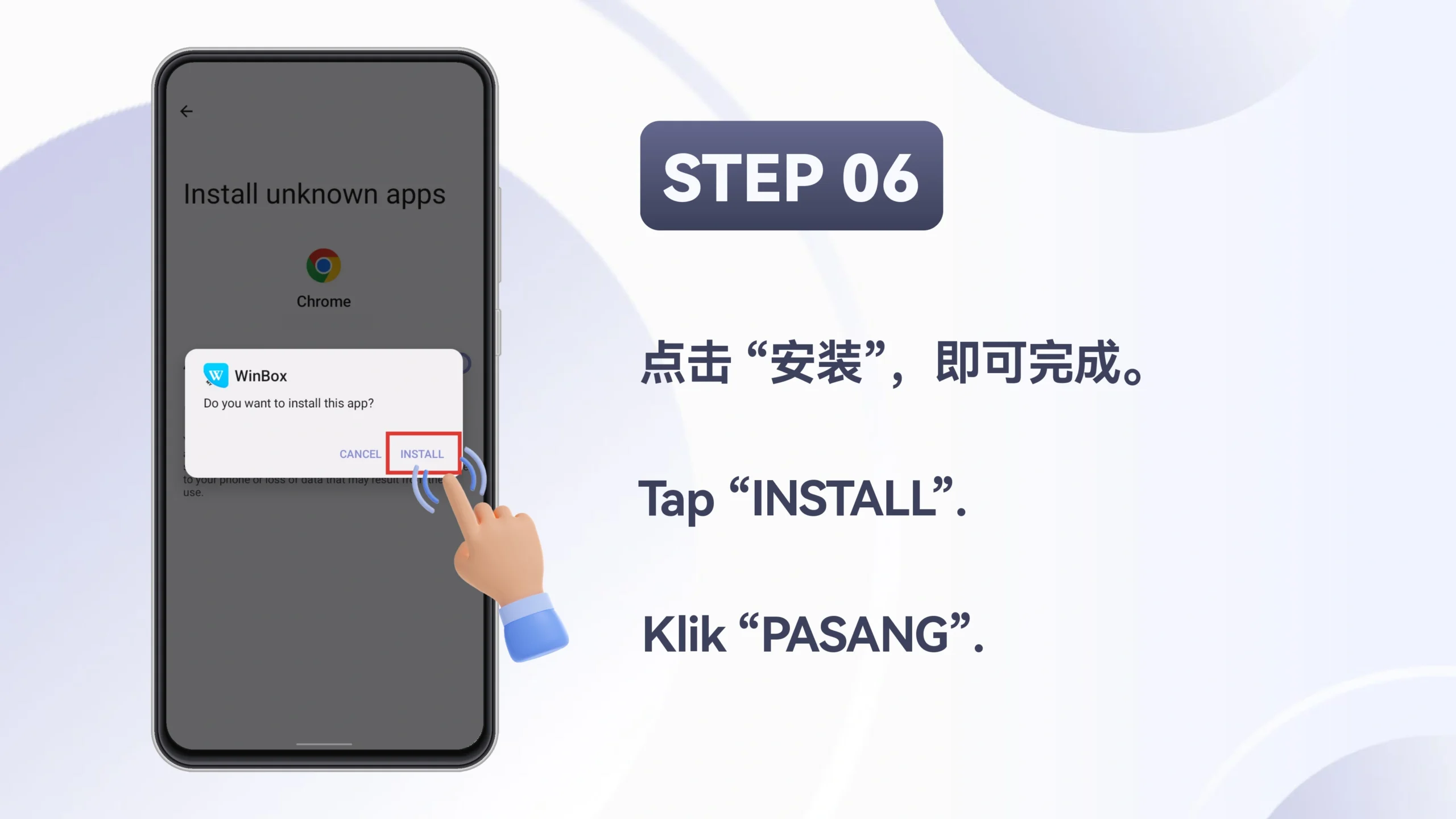 WINBOX Android installation Method 1 step 6