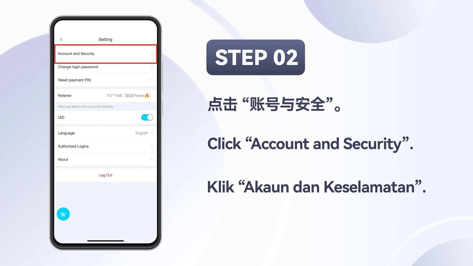 WINBOX Telegram mobile bind telegram to an existing account step 2