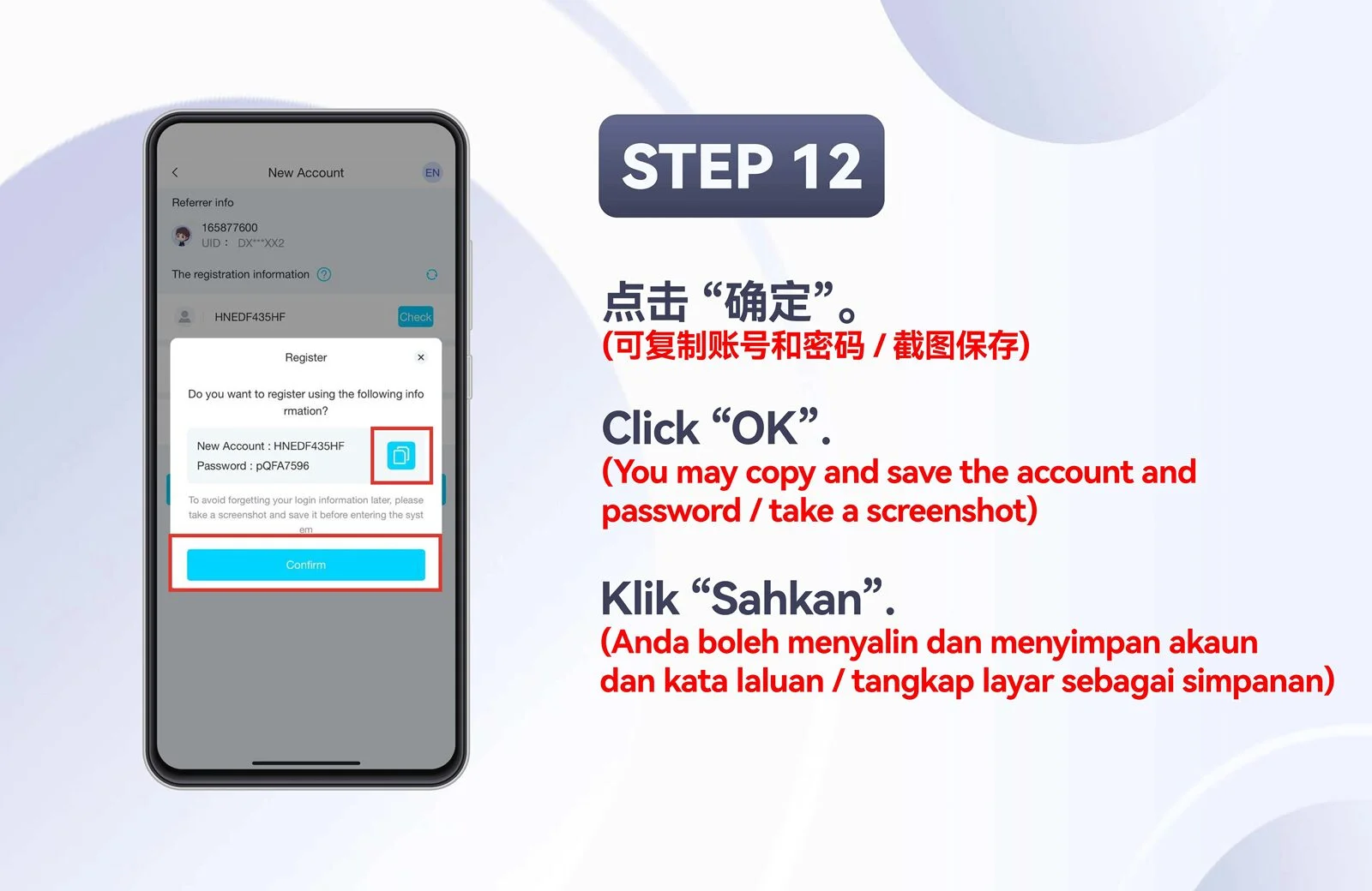 WINBOX Telegram mobile register an account with telegram step 12