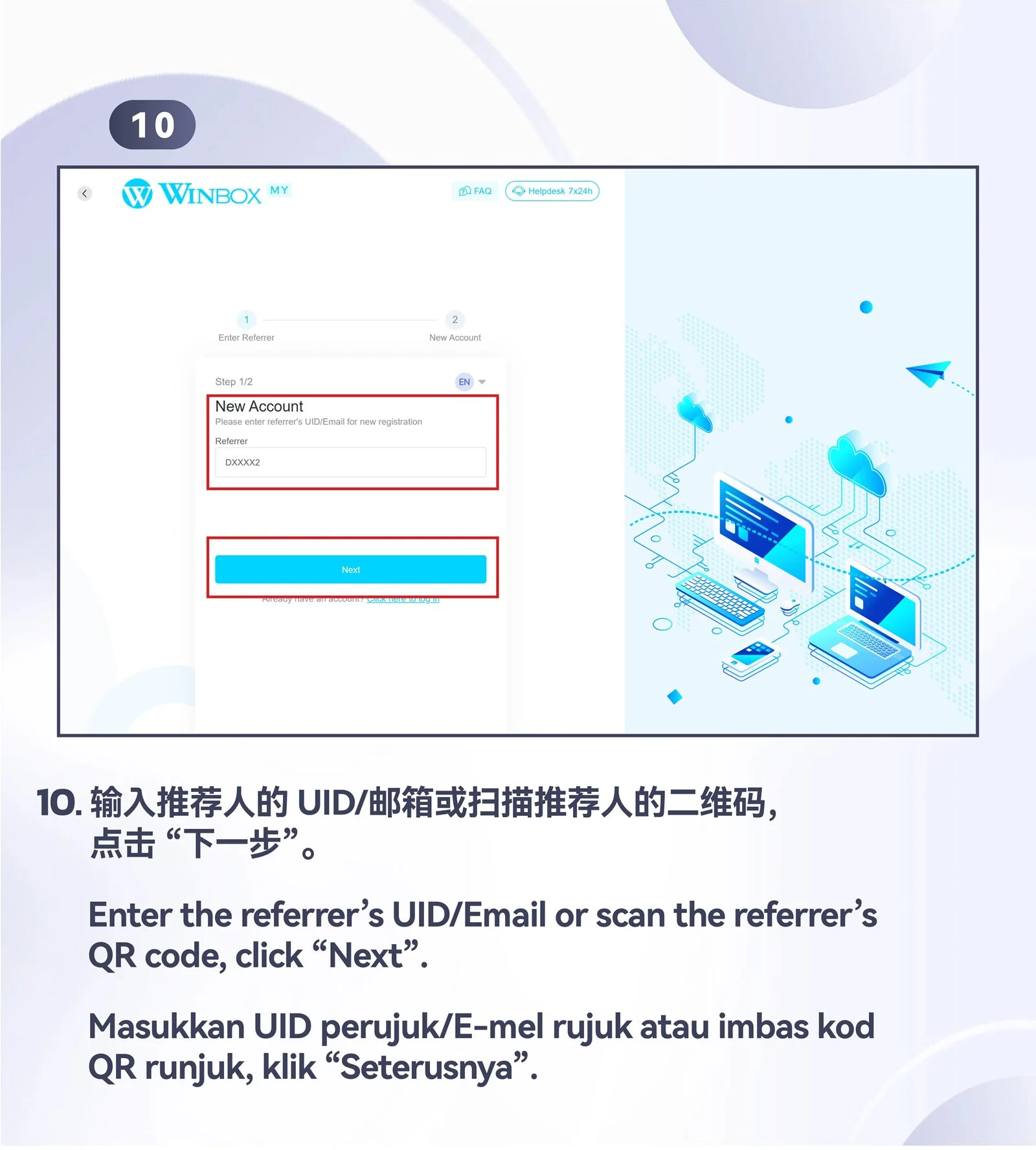 WINBOX Telegram desktop register an account with telegram step 10