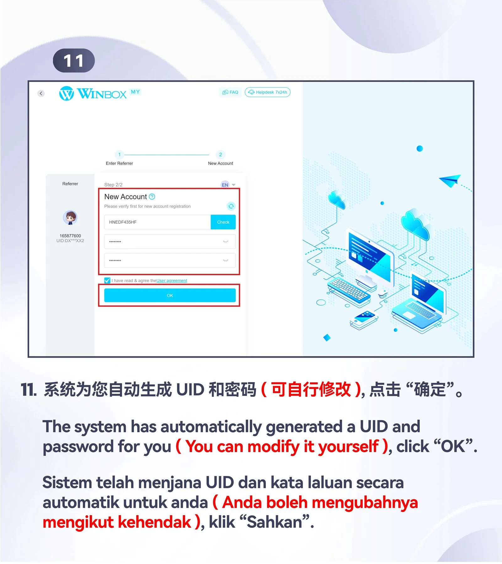 WINBOX Telegram desktop register an account with telegram step 11