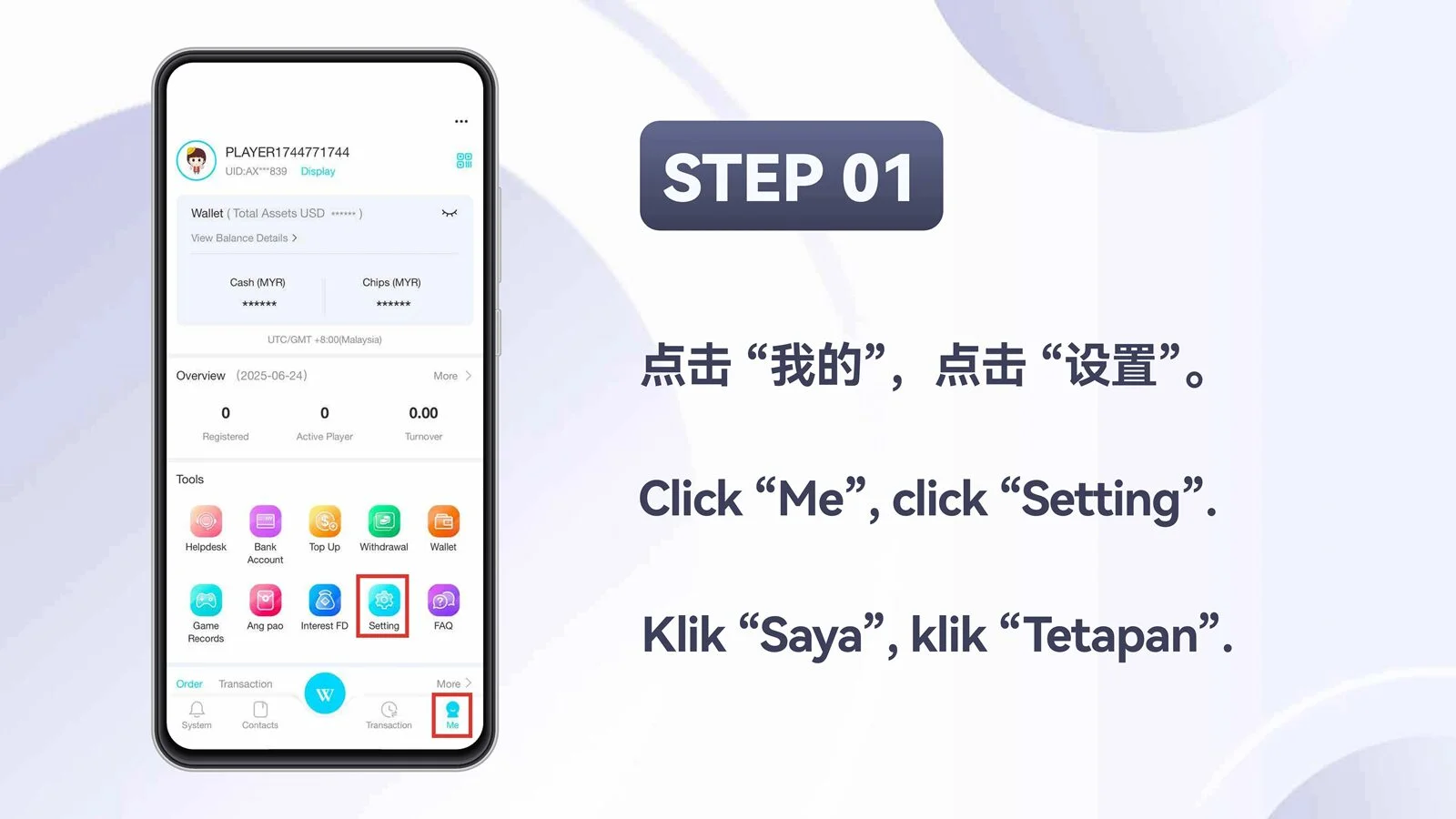 WINBOX Telegram mobile unbind telegram from your account step 1