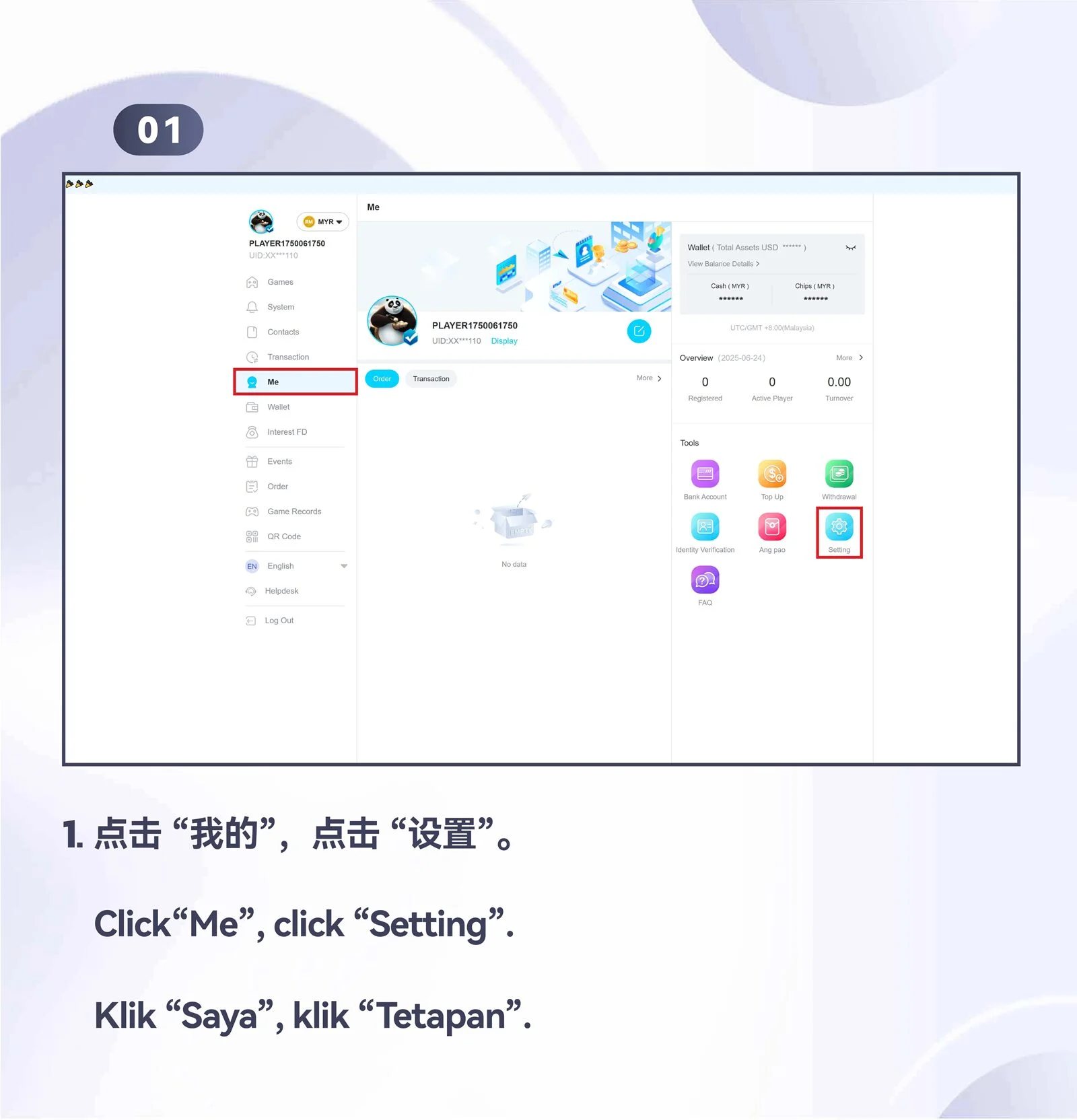 WINBOX Telegram desktop unbind telegram from your account step 1