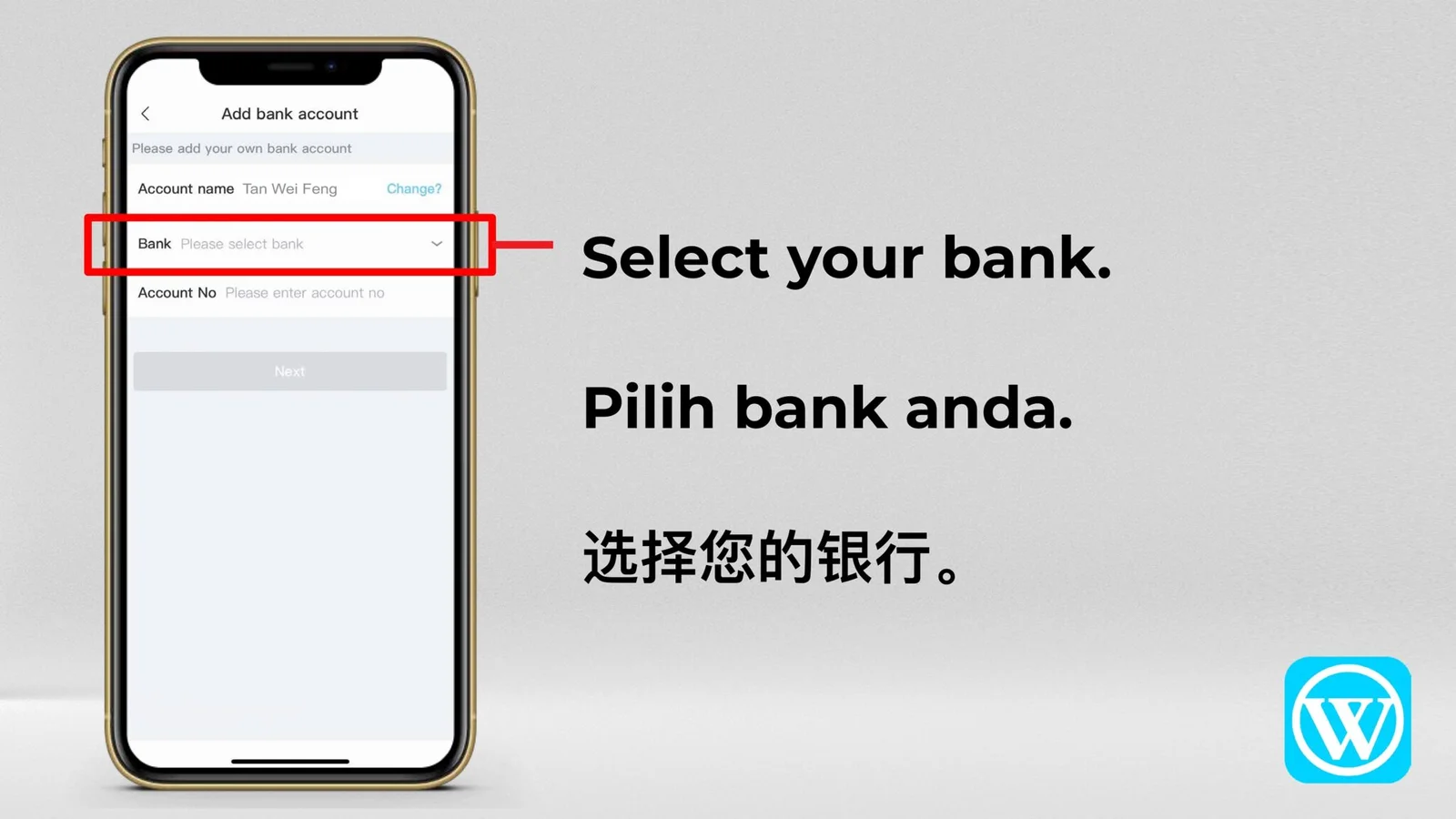 WINBOX withdrawal tutorial screen 6 of 13