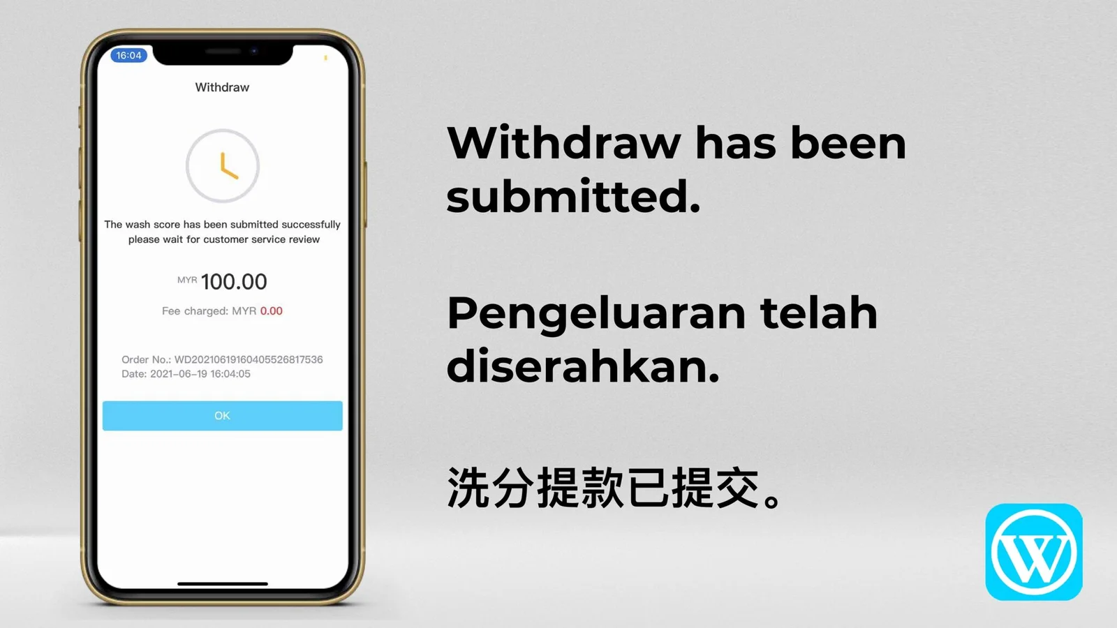 WINBOX withdrawal tutorial screen 13 of 13