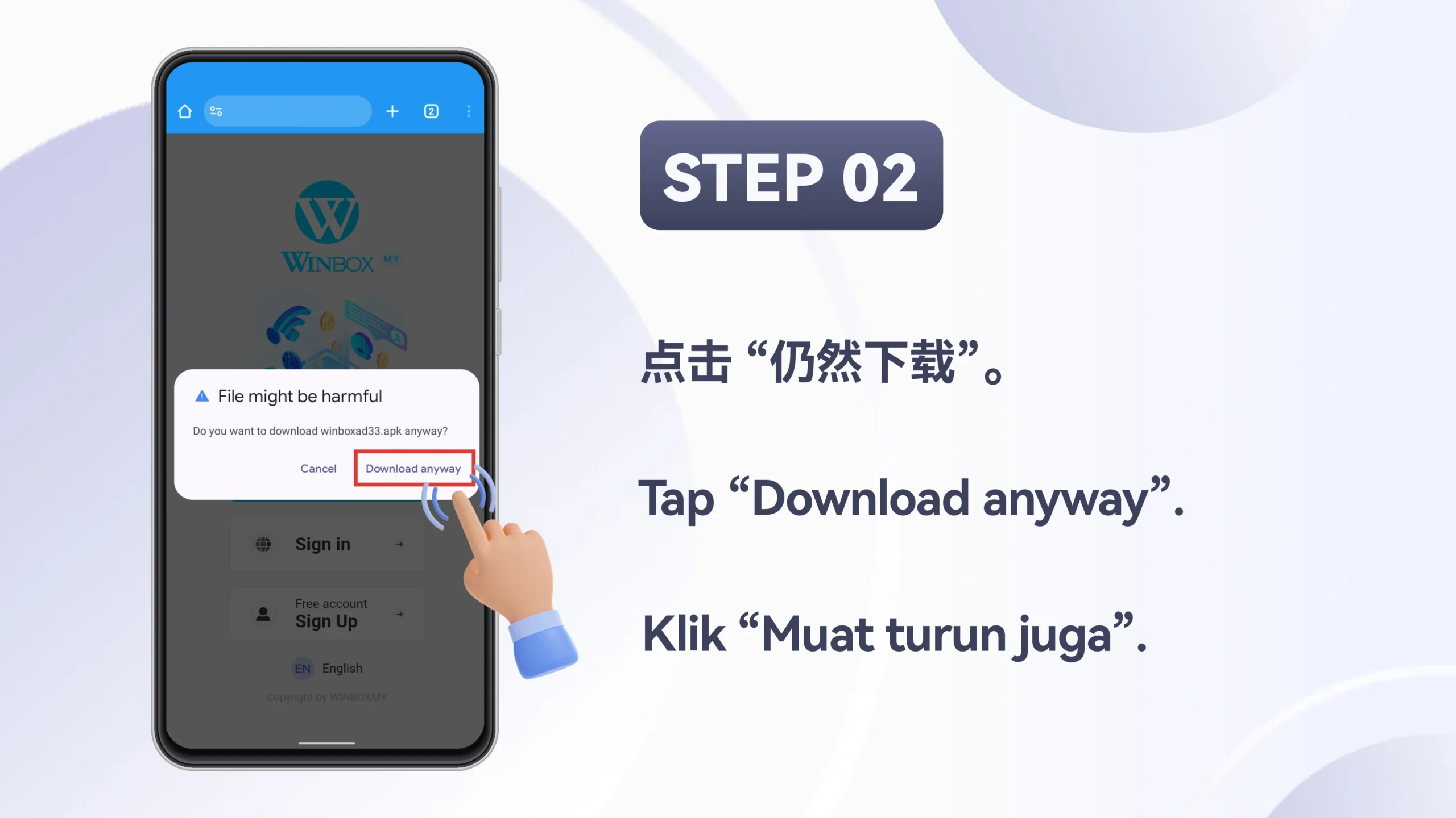 Muat turun Winbox 7 WINBOX_APP_ANDROID_Method_1_Step_2