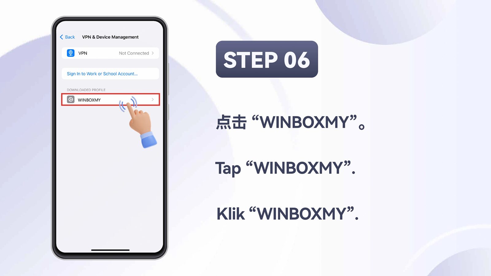 Muat turun Winbox 28 WINBOX_APP_IOS_Step_6
