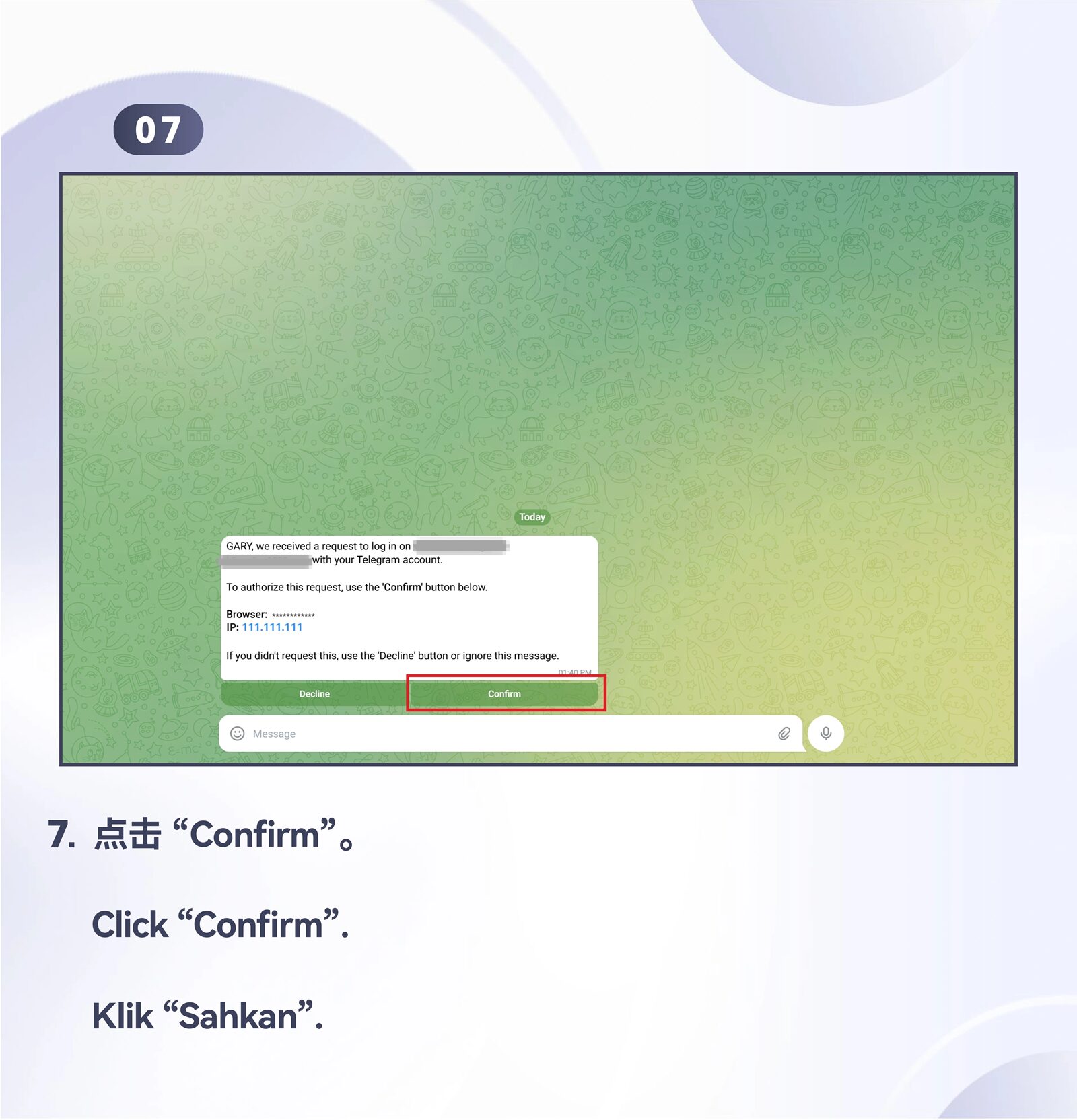 Winbox Bind Telegram 64 Winbox_Binding_With_Telegram(PC)_Step_7