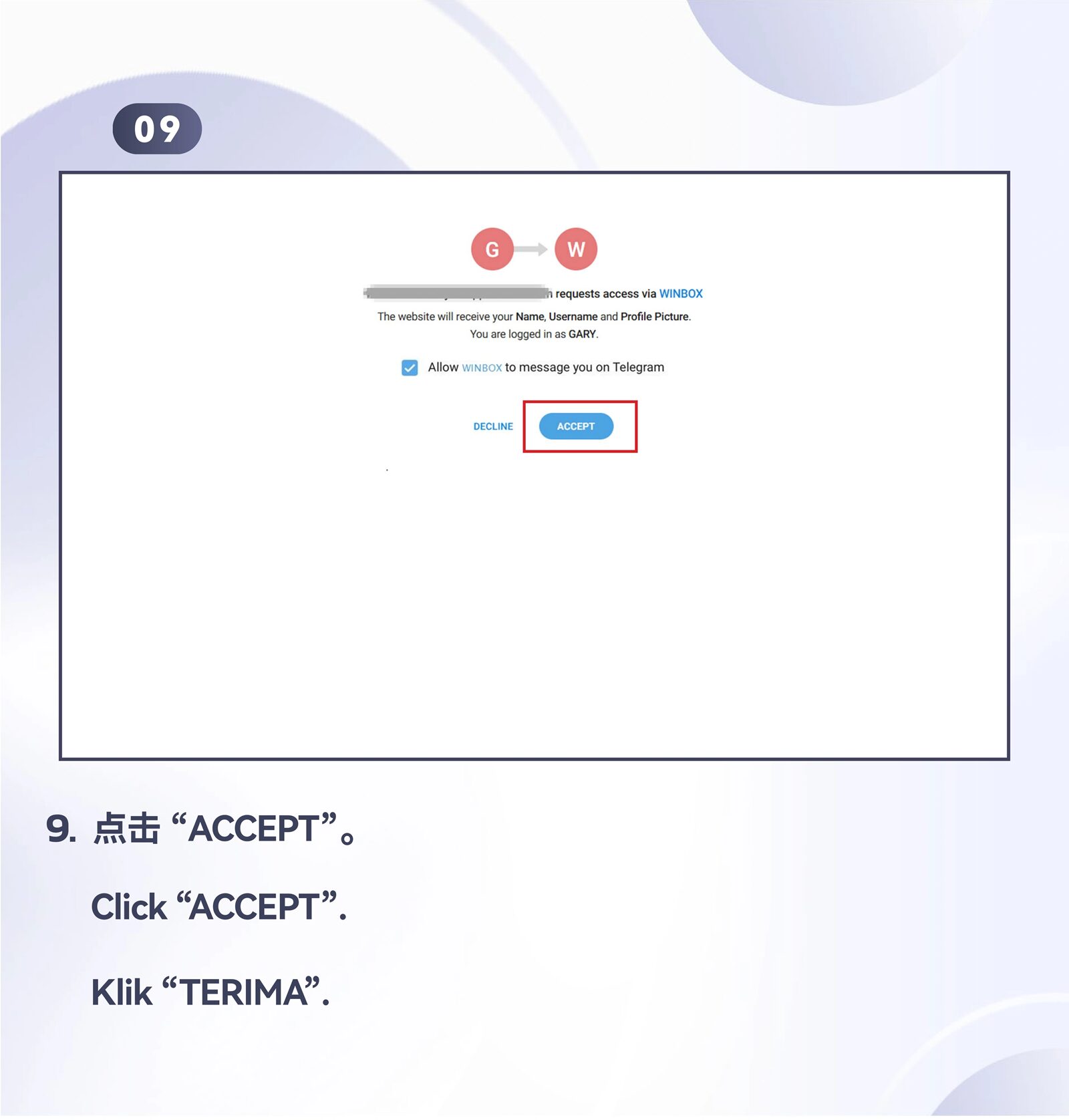 Winbox Bind Telegram 66 Winbox_Binding_With_Telegram(PC)_Step_9